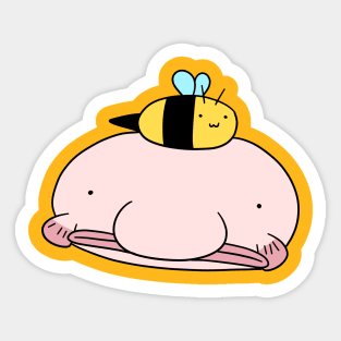 Bumblebee and Blobfish Sticker